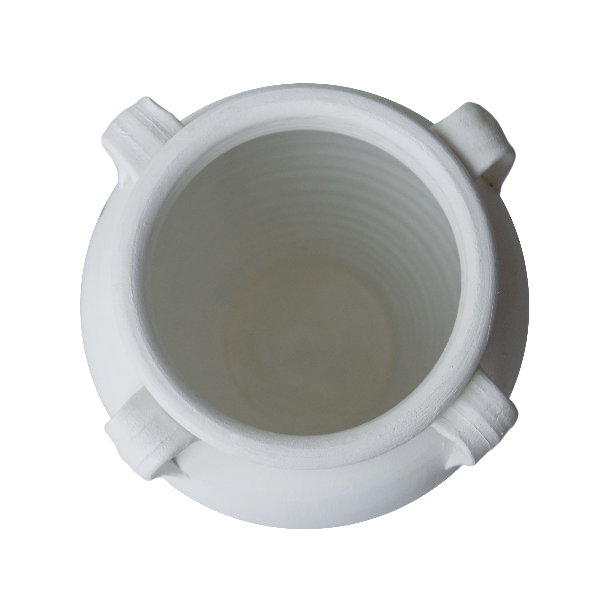 Latina Beyaz Mat Dört Kuplu Vazo