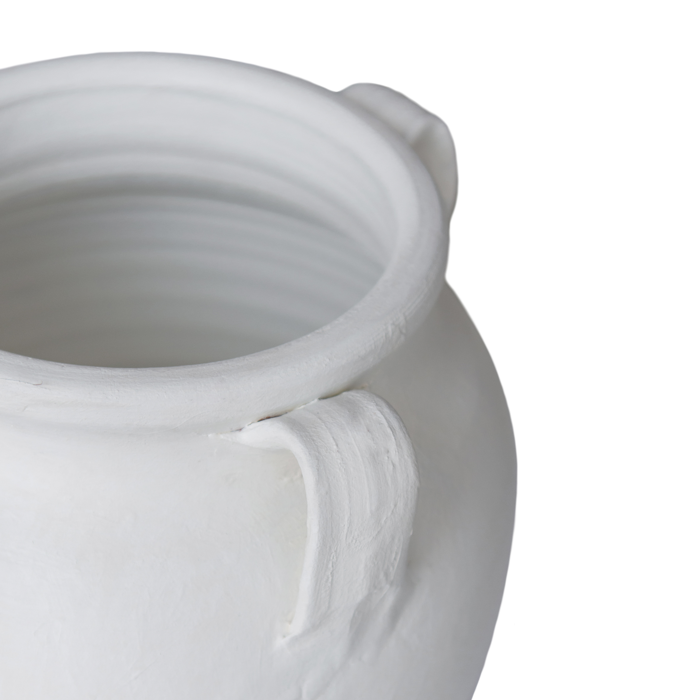 Latina Beyaz Mat Dört Kuplu Vazo