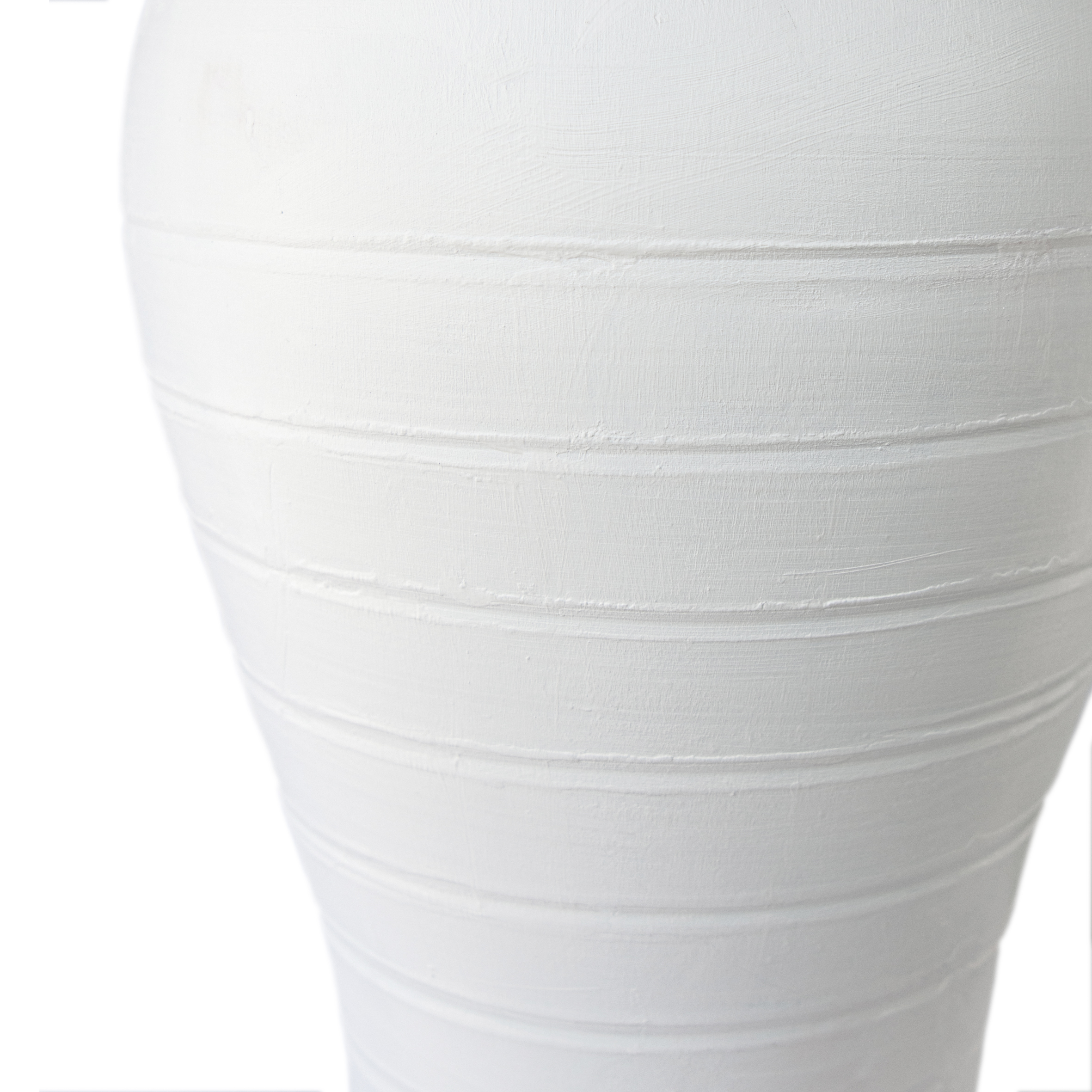 Leo Beyaz Mat İkı Kuplu Vazo