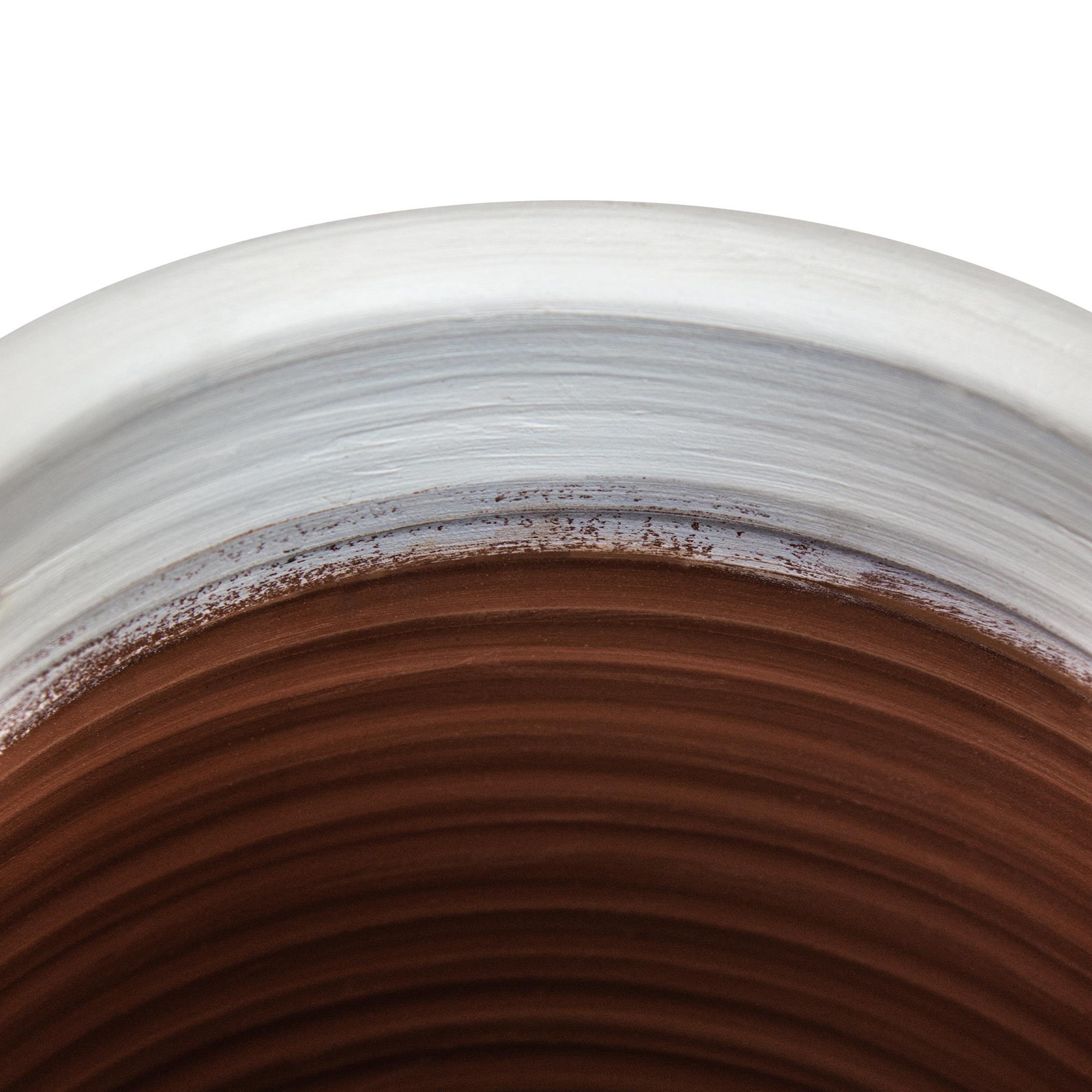 Leo Beyaz Mat İkı Kuplu Vazo