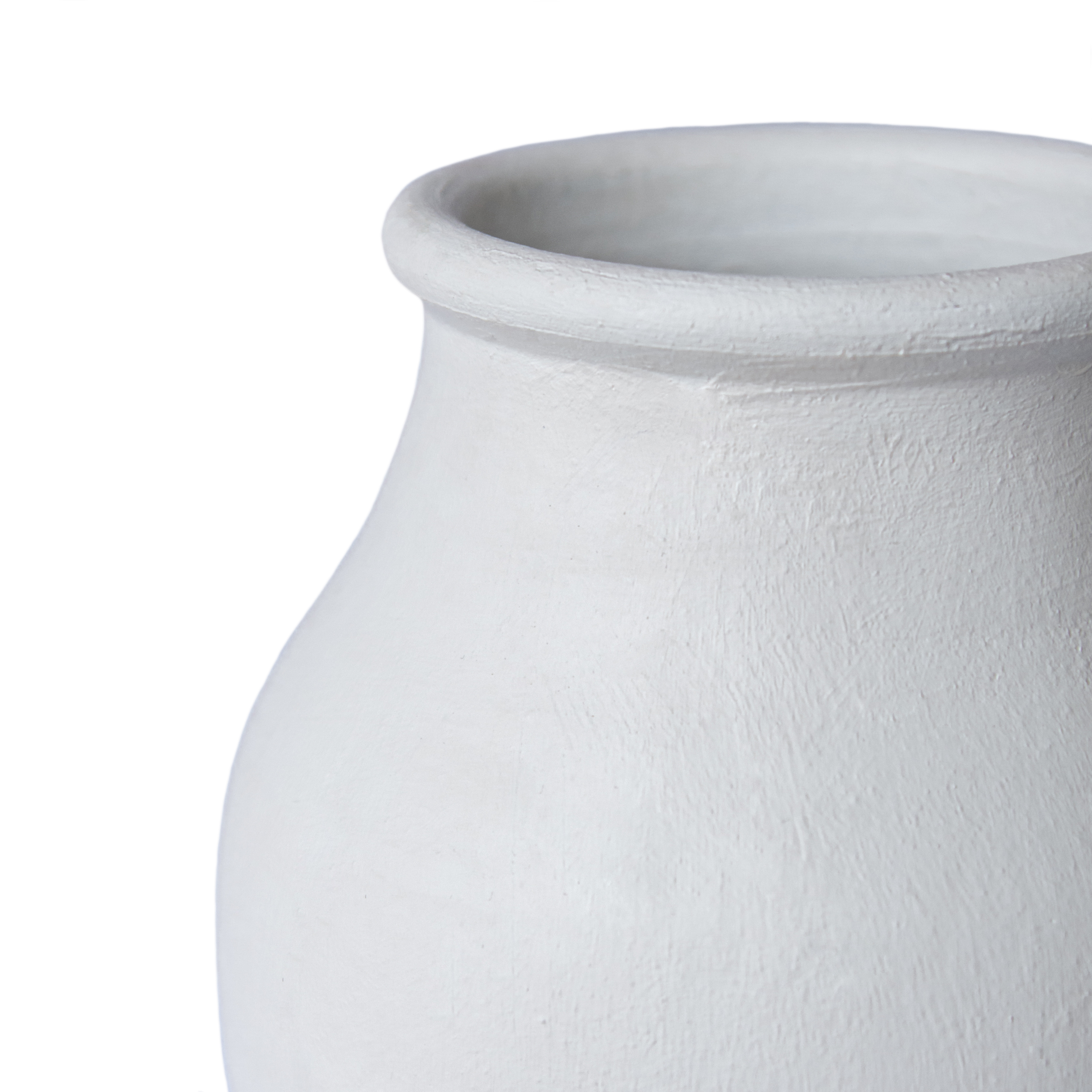 Liveo Beyaz Mat Vazo