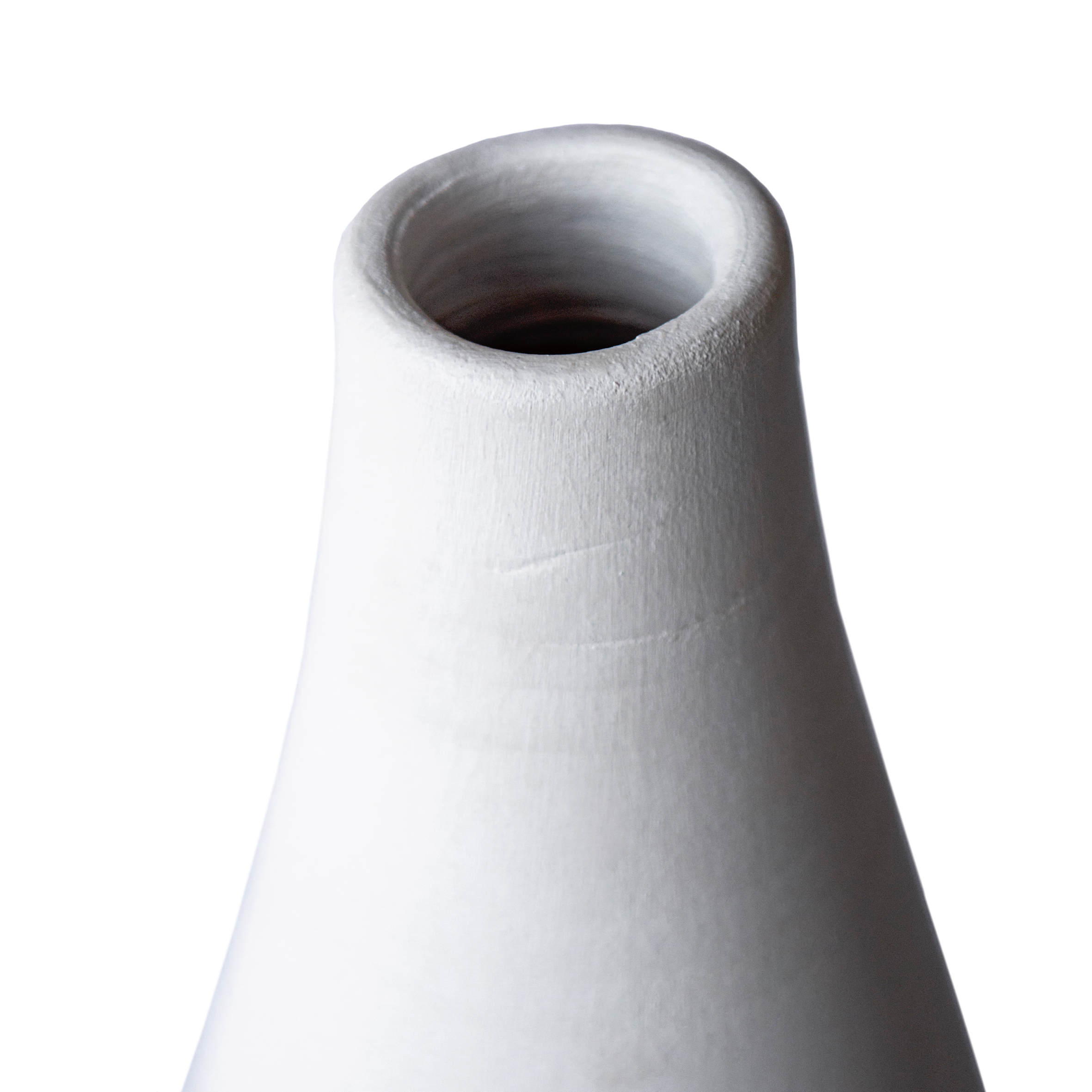 Olette Beyaz Mat  Vazo