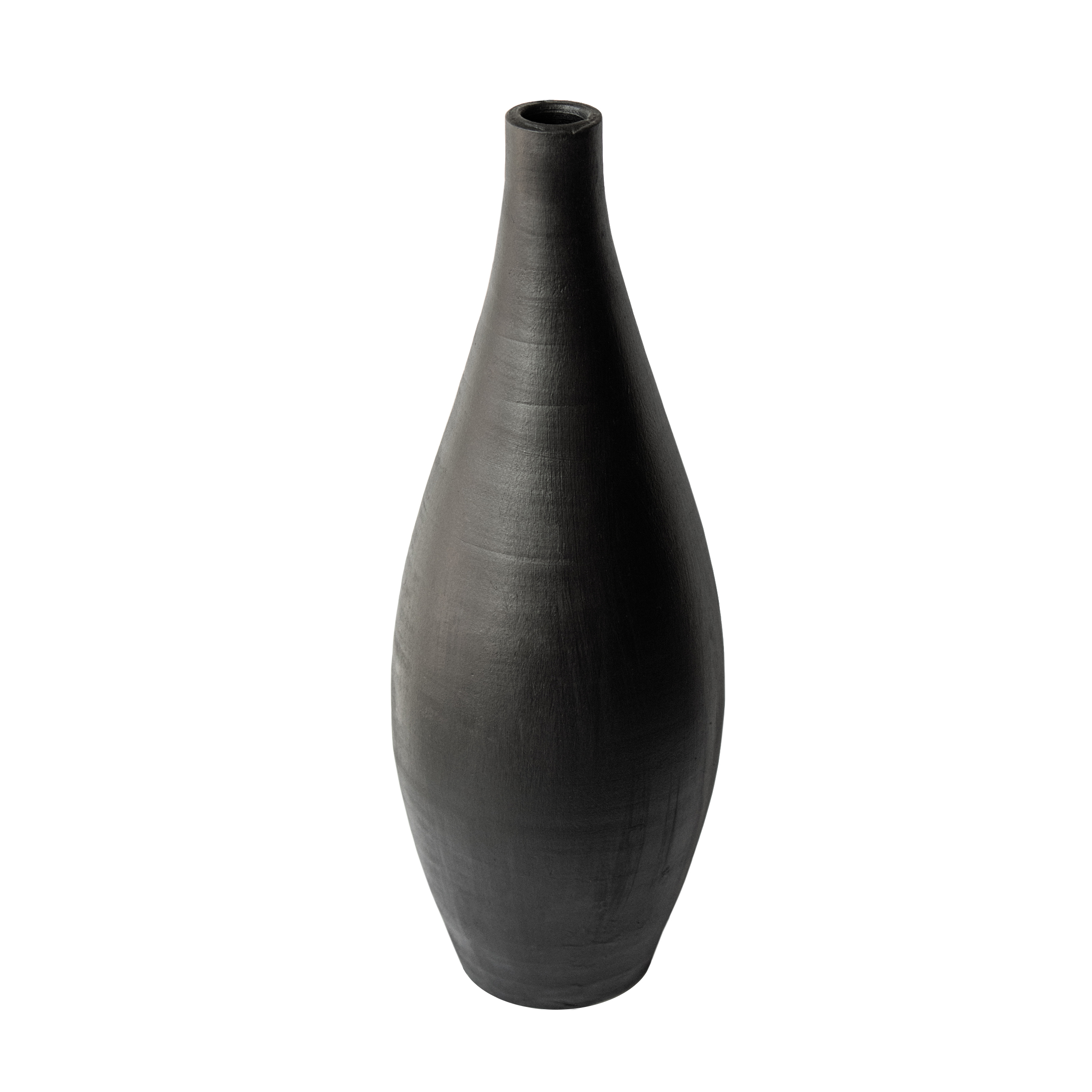 Olette Siyah Mat  Vazo