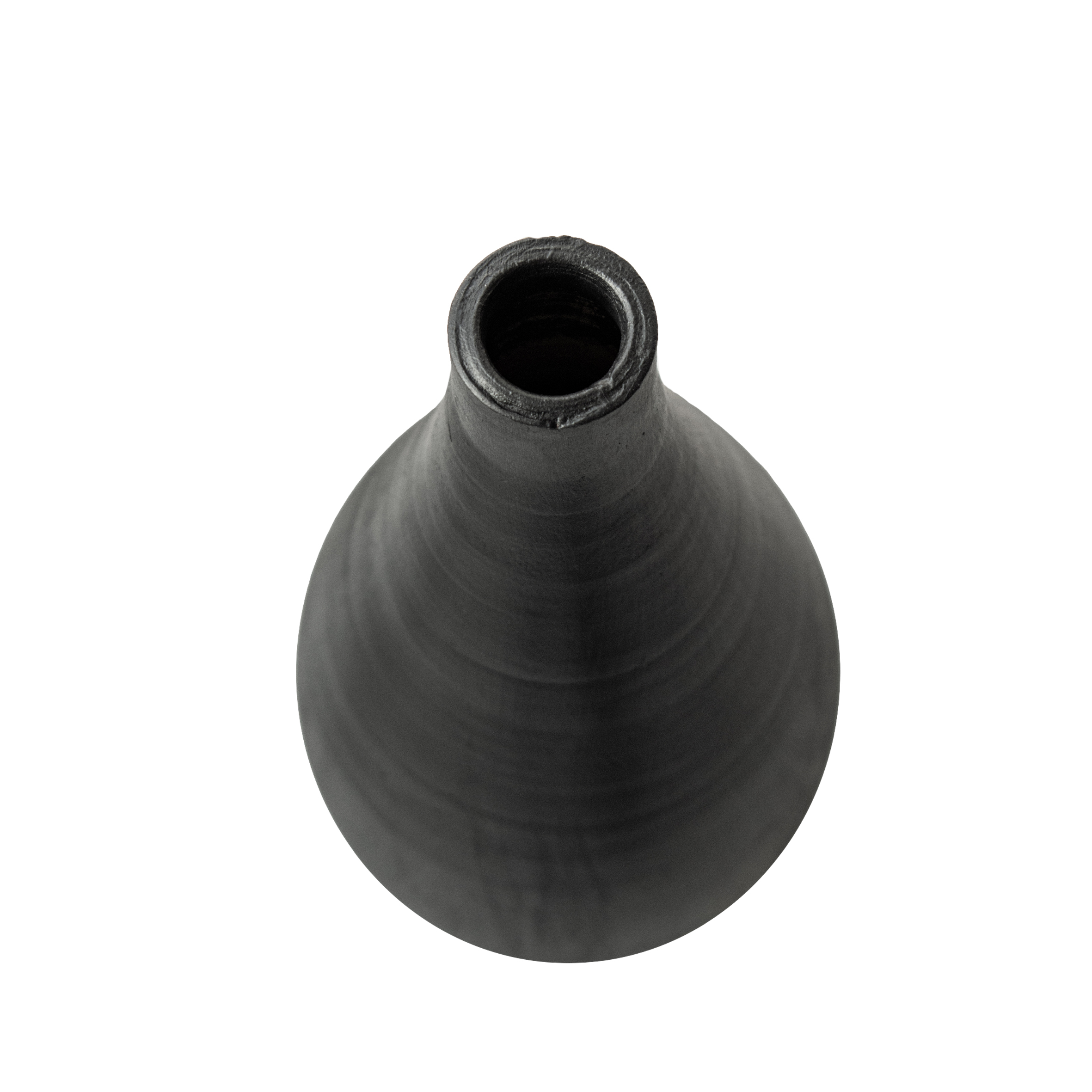 Olette Siyah Mat  Vazo