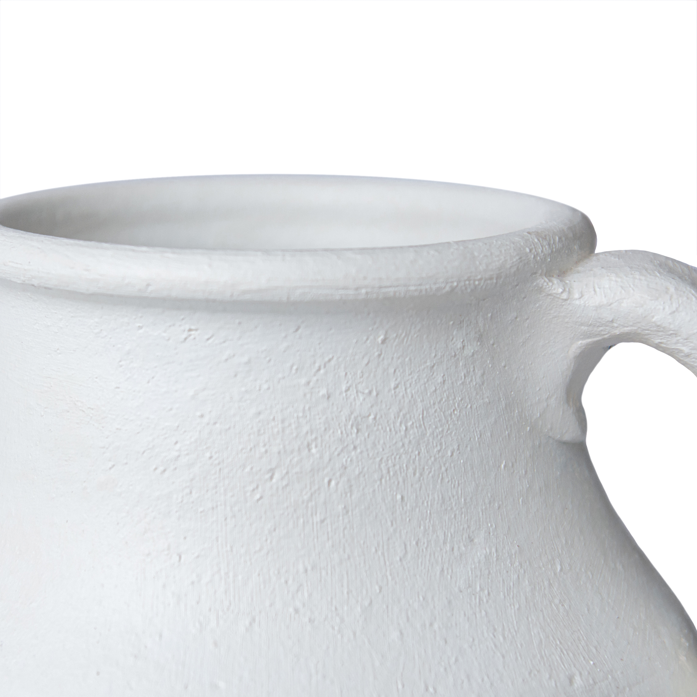 Sternum Beyaz Mat Tek Kuplu Vazo