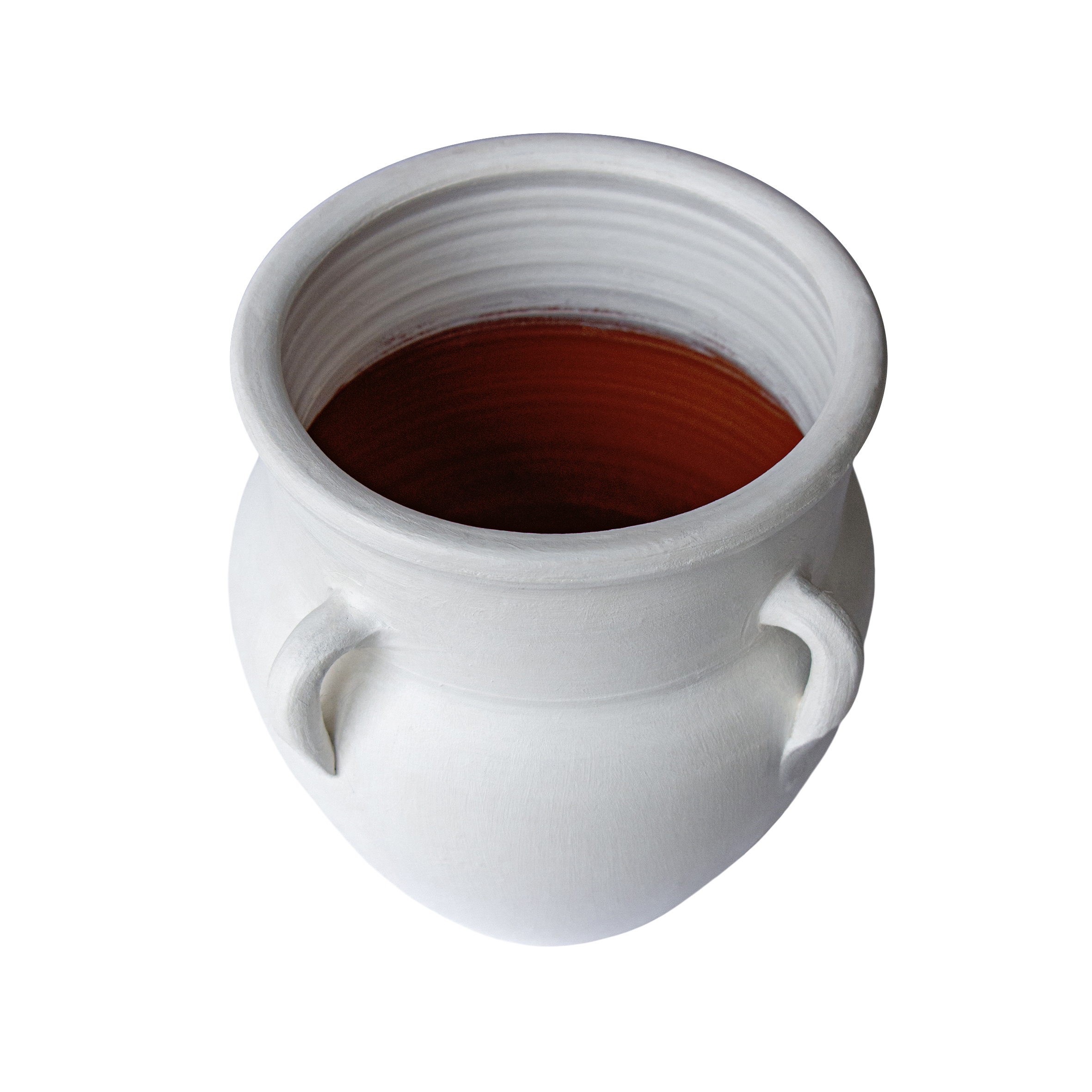 Via Beyaz Mat Dört Kuplu Vazo