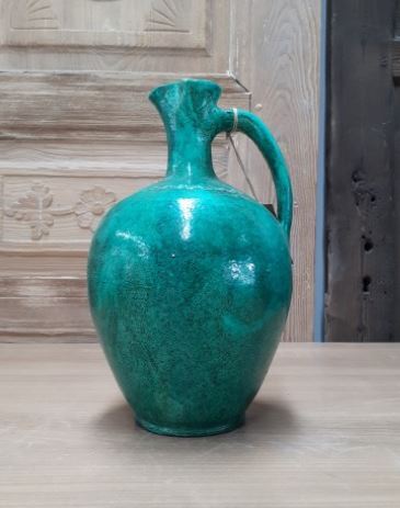 Vintage Art El Yapımı Yer Vazosu