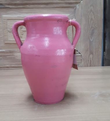 Vintage Art El Yapımı Yer Vazosu