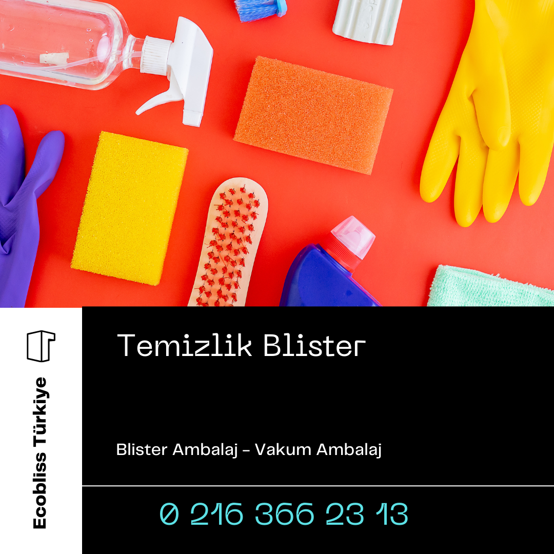 Temizlik Ürünleri Blister Ambalajı